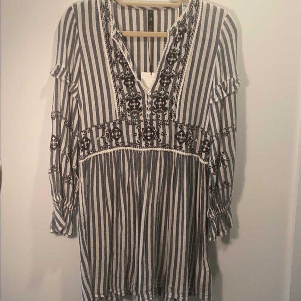 Zara Long Sleeve Shift Dress (NWT)